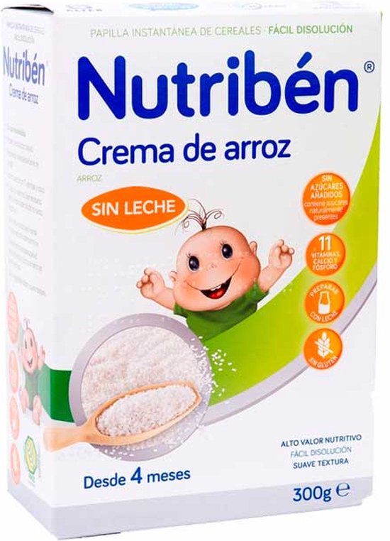 550x762-1857 Nutriben Gluten Free Rice Cream 300g - Image 1