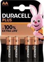 Duracell Alkaline Plus AA batterij 4 pack - Image 2