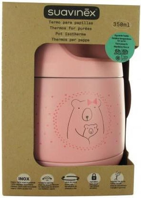 550x771-38 Suavinex Girlaeurtms Food Thermos 350ml - Image 1