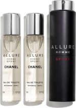 Chanel Allure Homme Sport EDT - Refillable M 3 x 20 ml - Image 2