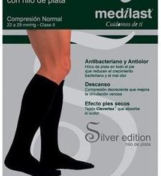 Calcetan Medilast Relax Con Silver Talla Xl