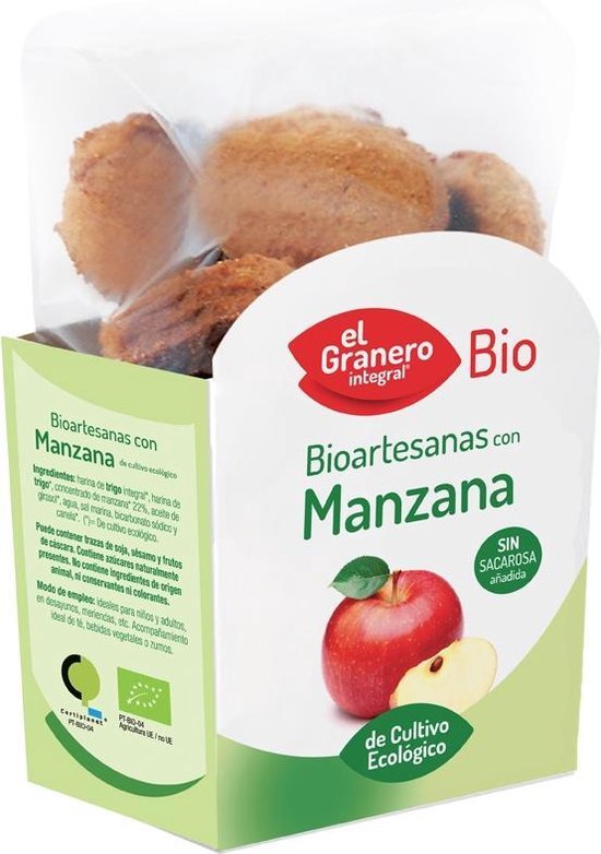 550x782-38 Granero Galletas Artesanas Con Manzana Bio 250g - Image 1