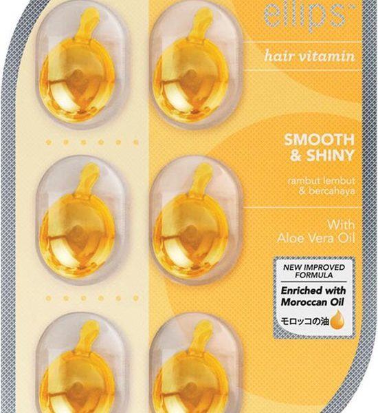 Vitamins Ellips Smooth Shiny Tablets Thermoprotective Argan Oil