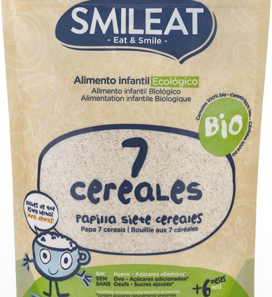 Smileat Papilla 7 Cereales Bio 200g