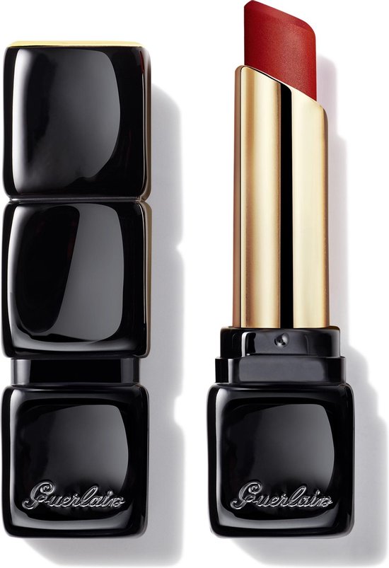 550x803-37 Guerlain Kisskiss Tender Matte #770-desire Red - Image 1