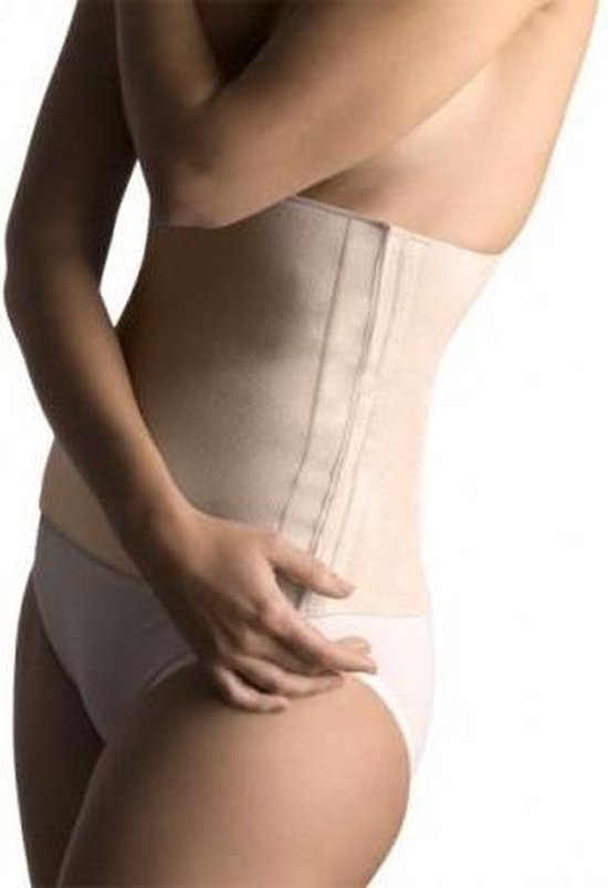 550x803-7 Farmalastic Beige Velcro Girdle Size 2 - Image 1