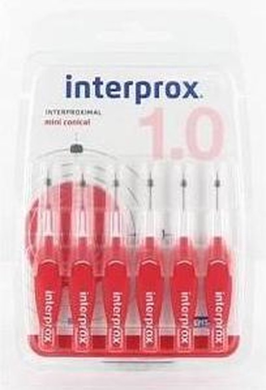 550x806-32 Interprox Mini Conical Toothbrush 6 Units 4gr - Image 1
