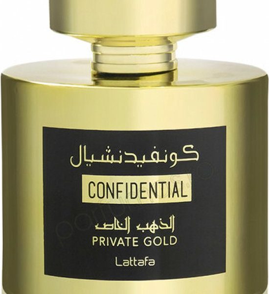 Lattafa - Confidential private gold eau de parfum 100ml