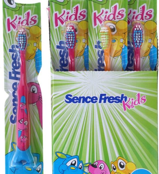 Sence Tandenborstels Fresh Kids Soft - 12 x 12 stuks - Voordeelverpakking