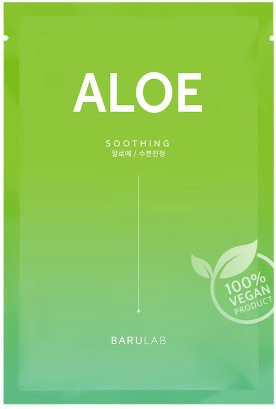 550x816-4 Barulab The Clean Vegan Aloe Mask 11 g - 1 stuk - Image 1