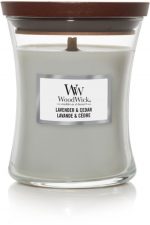 Woodwick Lavender & Cedar Medium Candle - Image 3