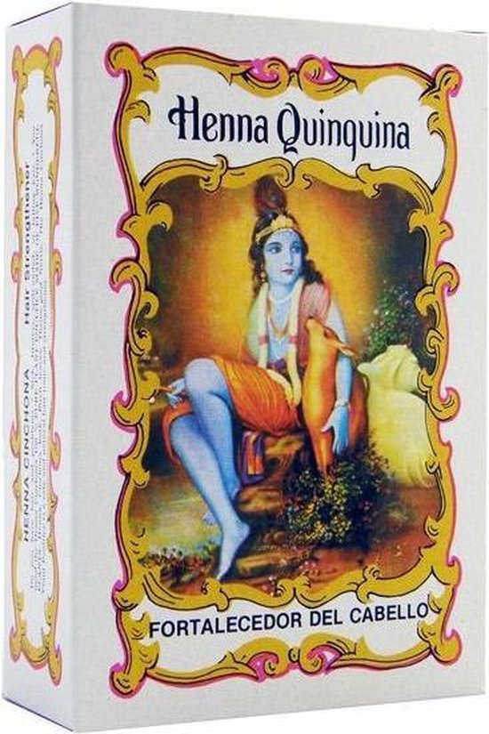 550x825-240 Semi-permanente kleurstof Henna Radhe Shyam Shyam Henna (100 g) - Image 1