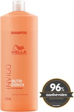 Wella Invigo Nutri Enrich Shampoo 1000 ml - Normale shampoo vrouwen - Voor Alle haartypes