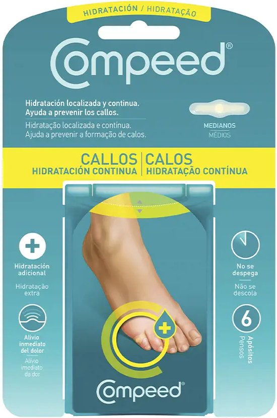 550x831-61 Calluses Continuous Hydration 6 U By Compeed 6 Pcs - Image 1