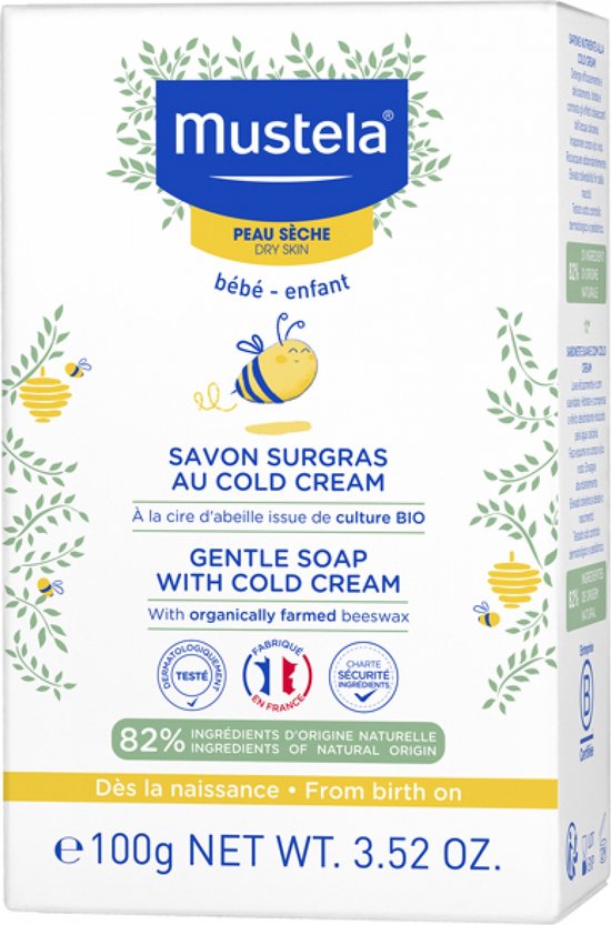 550x833-13 Mustela Zeep met Koude Creme 100 gr - Image 1