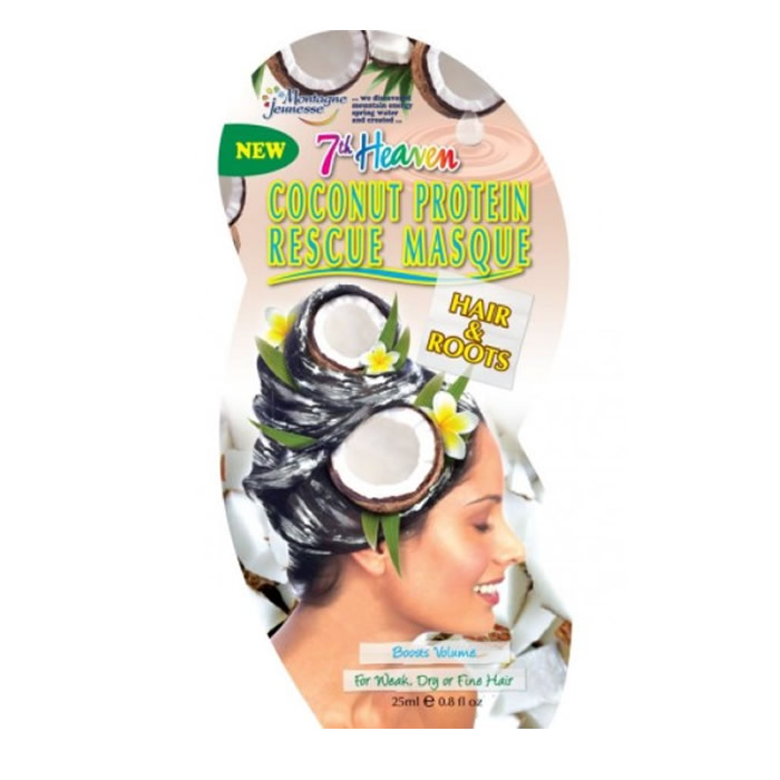 571470_e7367c1177ecc996ba40ffcd8325a642 Montagne Jeunesse Coconut Protein Rescue Mask 25ml - Image 1