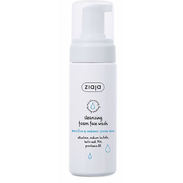 5901887050056_1 Cleansing Foam Face Wash (sensitive Skin) - Foam Cleansers For Skin Prone To Redness 150ml By Ziaja 150 Ml - Image 1