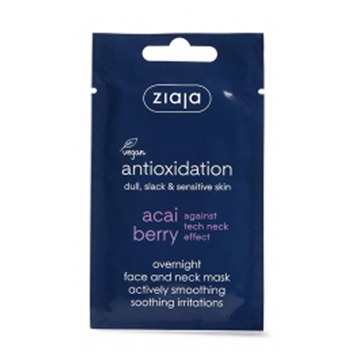 5901887942306_1 Acai Night Mask For Face And Neck 7 Ml By Ziaja 7 Ml - Image 1