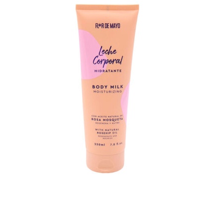 5WLLFietawRabanfLduqzU Flor De Mayo Leche Corporal Rosa Mosqueta 230ml - Image 1