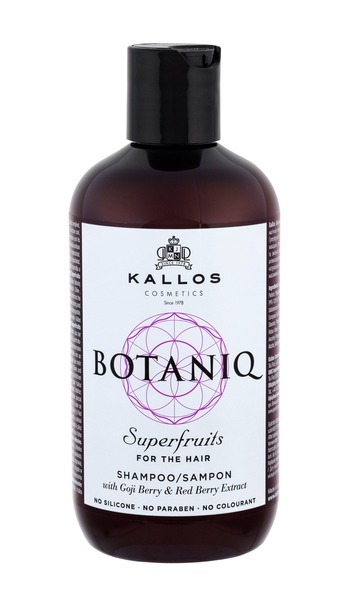 61005_39ead4cf883f19dff4be63e6815e211e Kallos Botaniq Superfruits Shampoo 300 ml - Image 1