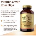 Solgar Vitamin C 1500 Mg 1 5 Grams With Rose Hips Tablets Pack Of 90