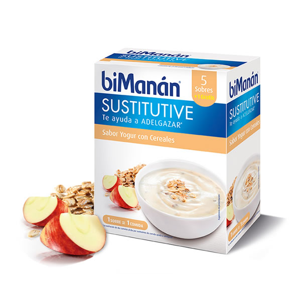 693795_20e2d8fd36cf23f043314fb949e4812b Bimanán Sustitutive Cereal Yoghurt Cream 5 Units - Image 1