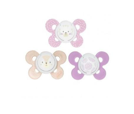 694978_65ff651f6af189902de6baa4b5124ca2 Silicone Pacifier Chicco Physio Comfort Girl 6-16 M 2u - Image 1