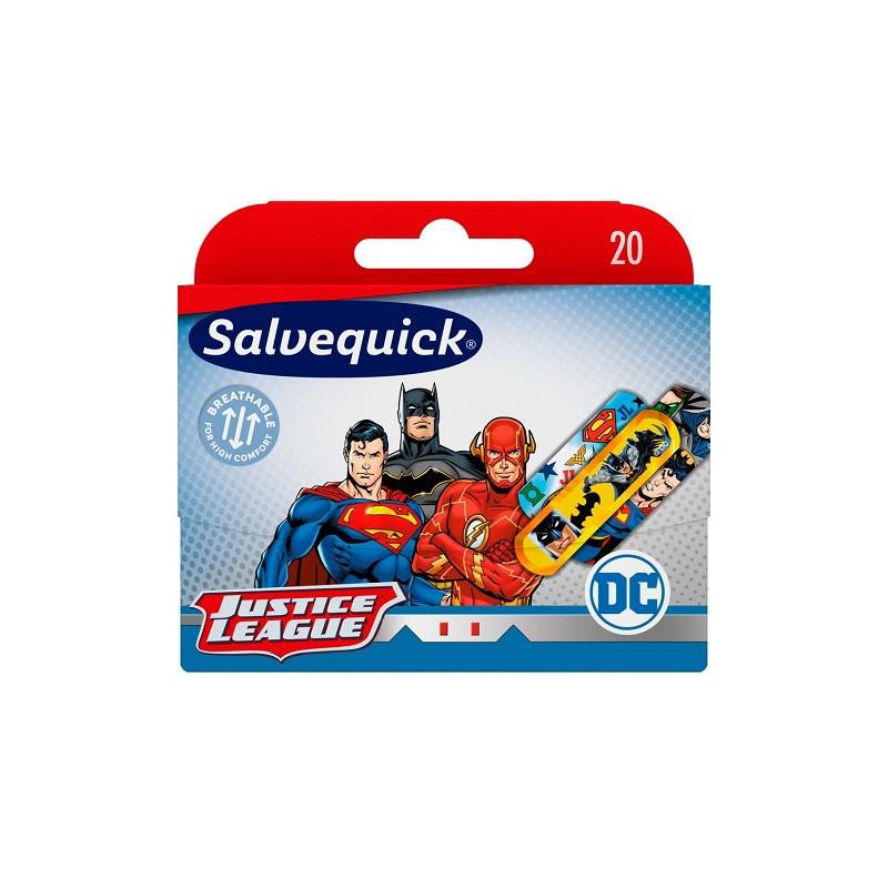 695756_550225b7feac7c1909d8ffcb8e786e04 Salvelox Apósitos Surtidos Justice League 20 Uds - Image 1