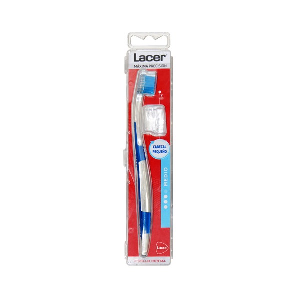 696581_659f80d0875feb9e50d14d8edbbcb640 Lacer Cepillo Dental Adulto Máxima Precisión Medio 1ud - Image 1