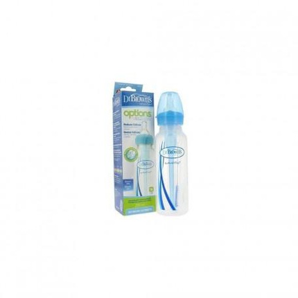 697283_6a11cce07a504f5b6343fb7248d1d0bb Dr Browns Standard Blue Baby Bottle 250ml - Image 1