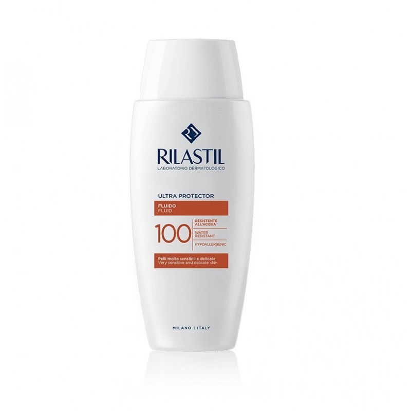 8055510242831 Rilastil Sun System Ultra Protective Fluid Spf 100 50ml - Image 1