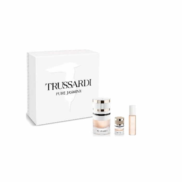 8058045438021 Trussardi Pure Jasmine Eau De Perfume Spray 60ml Set 3 Piezas - Image 1