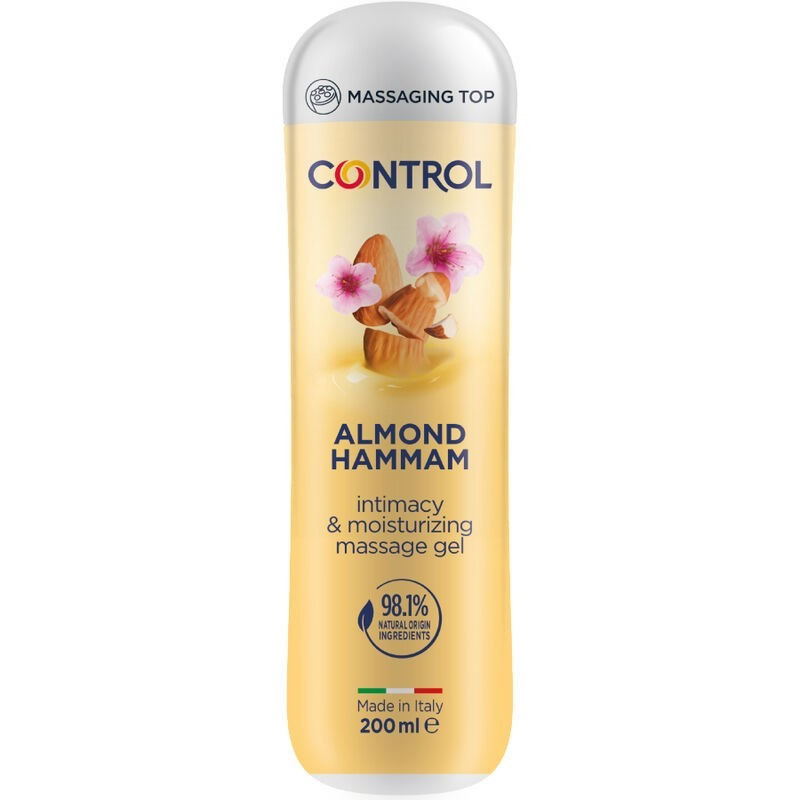 8058664162314 Control Almond Milk Massage Gel 200ml - Image 1