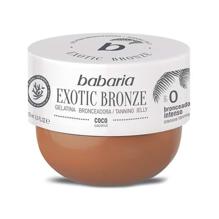 8410412490368 Babaria Exotic Bronze Tanning Jelly Coconut Spf0 75ml - Image 1