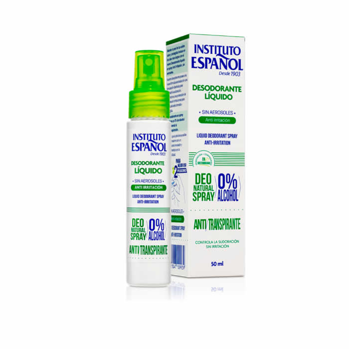 8411047109939 Instituto Español Deodorant Spray Anti-Irritation 50ml - Image 1