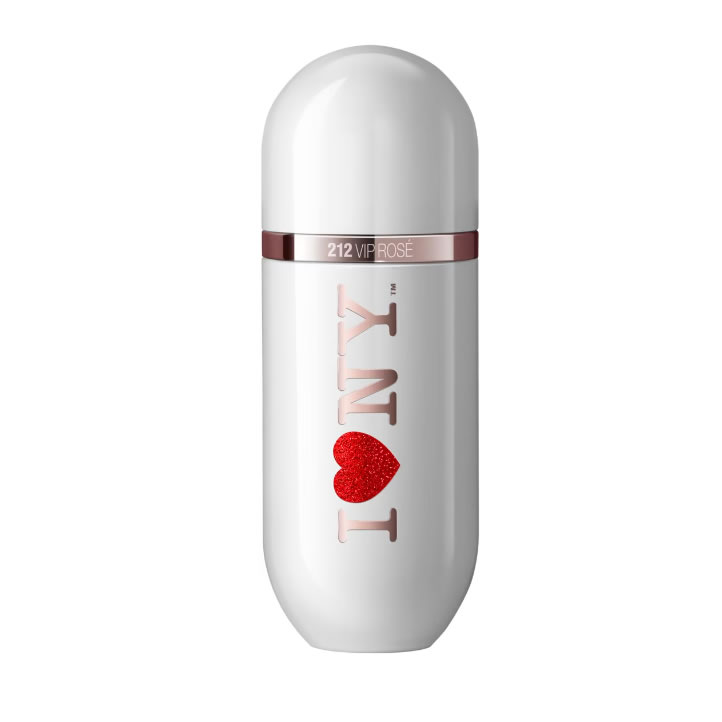 8411061056677 Carolina Herrera 212 Vip Rosé I Love NY Eau De Parfum Spray 80ml - Image 1