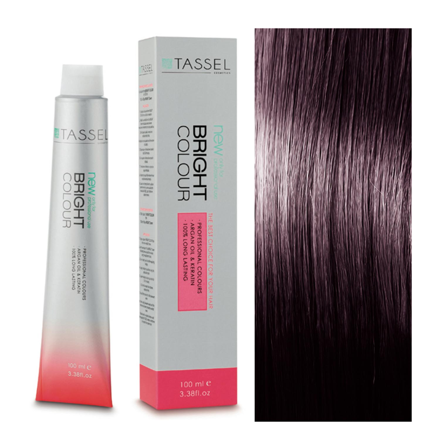 8423029037406 Eurostil New Bright Colour Tinte N4,20 Castaño Violeta 1un - Image 1