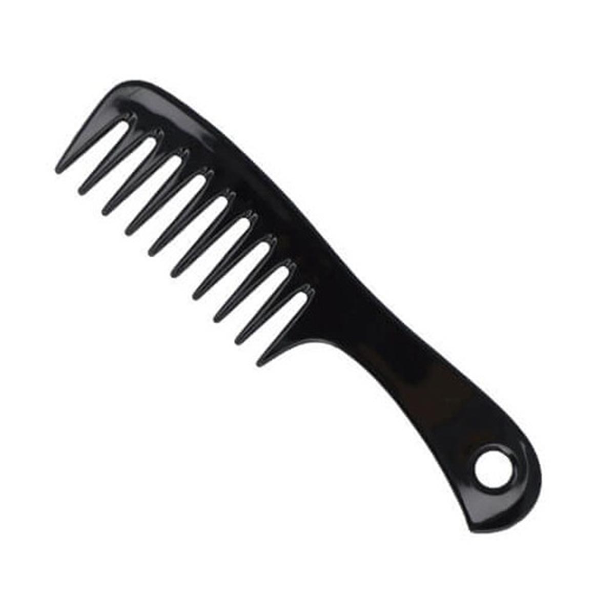 8423029078744 Eurostil Barbero Peine Mechas Negro Negro 1un - Image 1