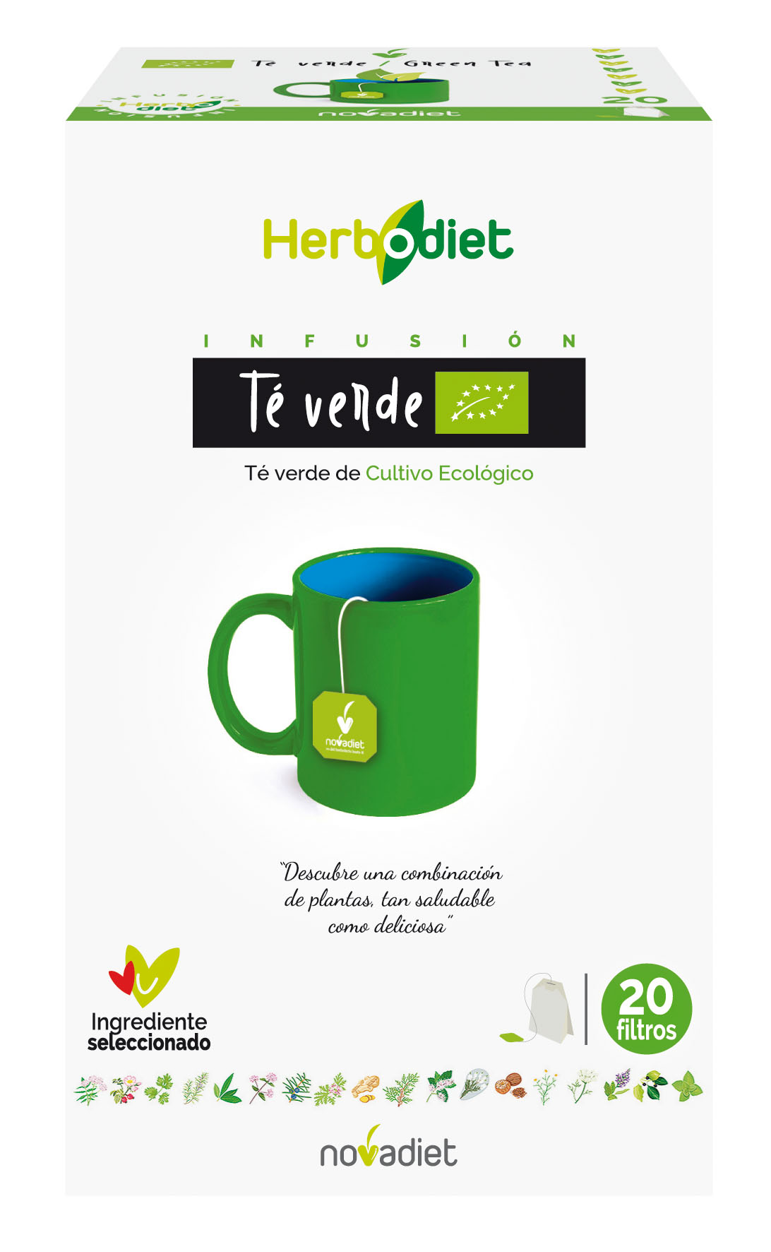 8425652062602 Novadiet Infu Te Verde Ecodiet 20 Filtros - Image 1