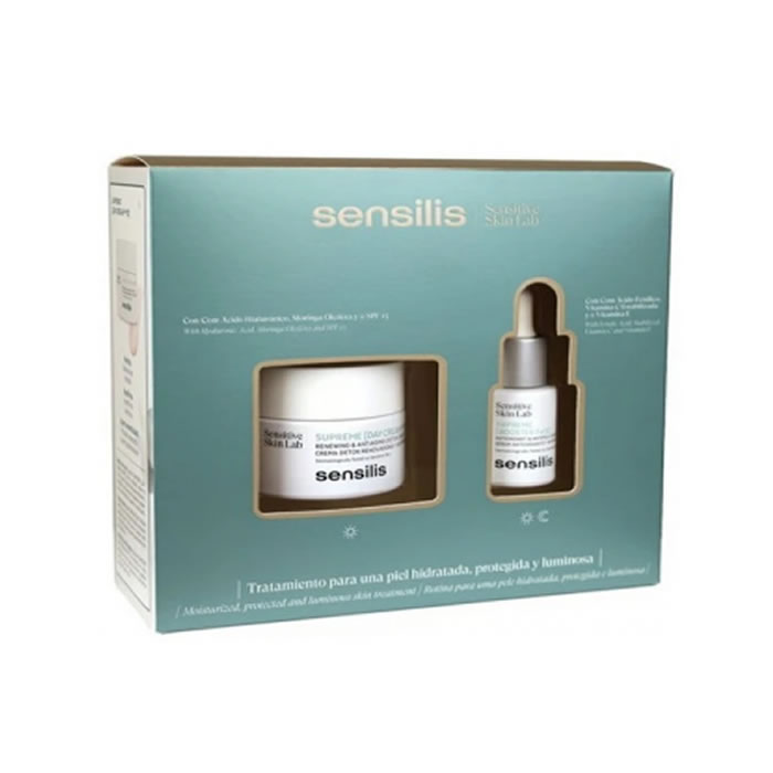 8428749004363 Sensilis Supreme Day Cream SPF15 50ml Set 2 Pieces - Image 1