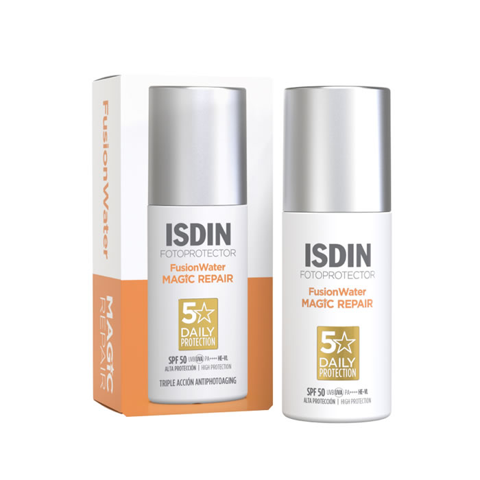 8429420281547 Isdin Fotoprotector Fusion Water Magic Repair Spf50+ 50ml - Image 1
