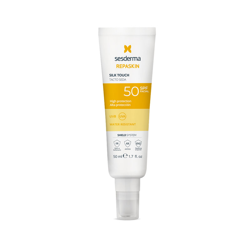 8429979481993 Sesderma Repaskin Facial Spf50 Silk Touch 50ml - Image 1