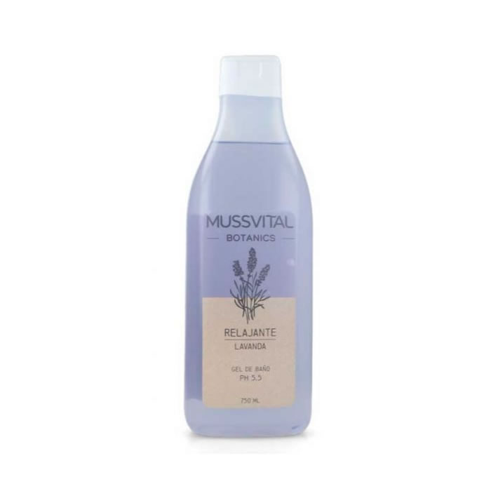 8430442009477 Mussvital Botanics Lavender Bath Gel 750ml - Image 1