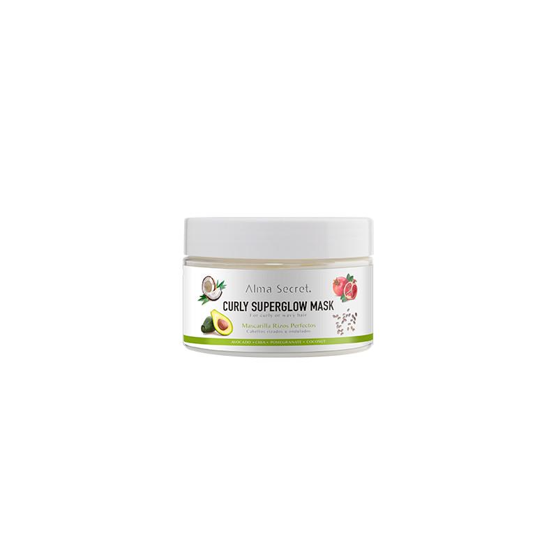 8436568711591 Curly superglow hair mask for curly hair 250 ml of cream - Image 1