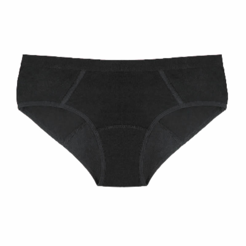8436598241419 Enna Menstrual Panty Sporty Moderate Flow Black T.152 - Image 1