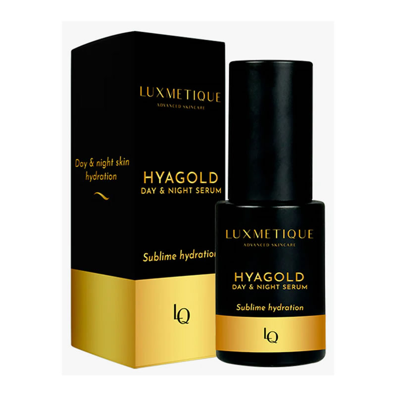 8437027176081 Luxmetique Hyagold Day & Night Serum 30ml - Image 1