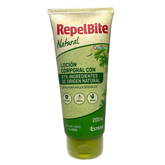 8470002101906 Repelbite Natural Body Lotion 200ml - Image 1