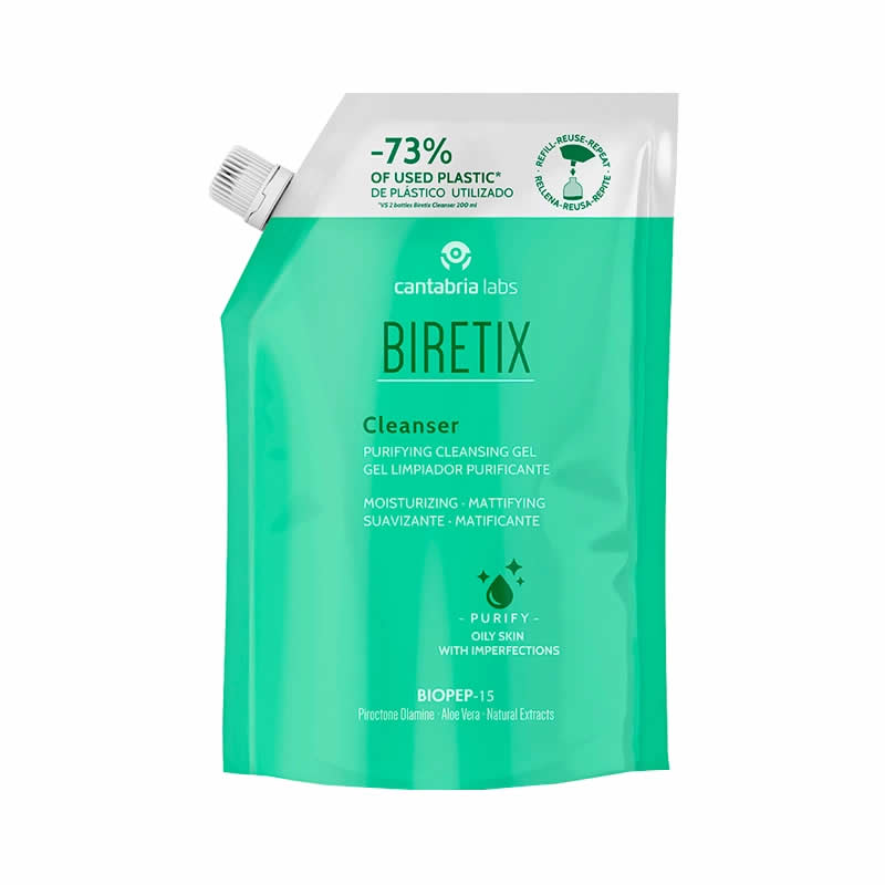 8470002123885 Biretix Cleanser Purifing Cleansing Gel Refill 400ml - Image 1