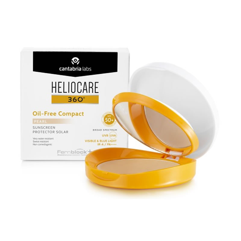 8470002141445 Heliocare 360º Oil-Free Compact Pearl Spf50+ 10g - Image 1