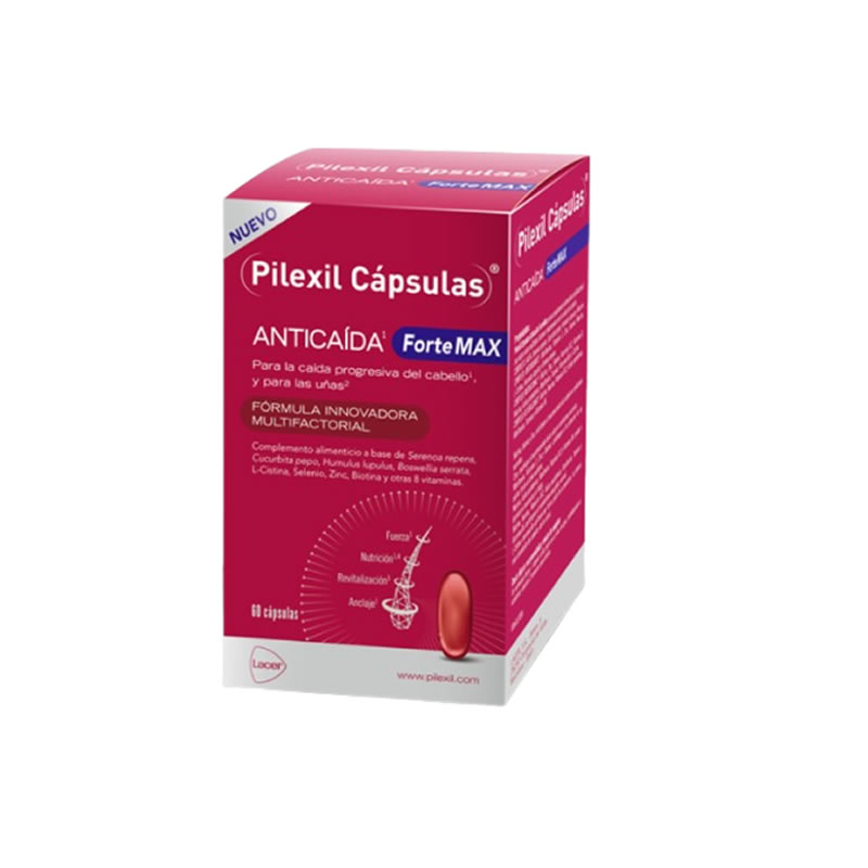 8470002158887 Pilexil Anti-Hair Loss Capsules Forte Max 60 Capsules - Image 1